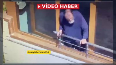 Maltepe'de meydana gelen olayla ilgili olarak saldırganın güvenlik kameralarına yansıyan