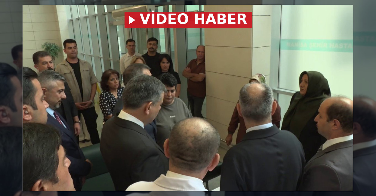 Bakanlar Çiftçi ve Tekin Manisa’da Hastane Ziyareti Yaptı