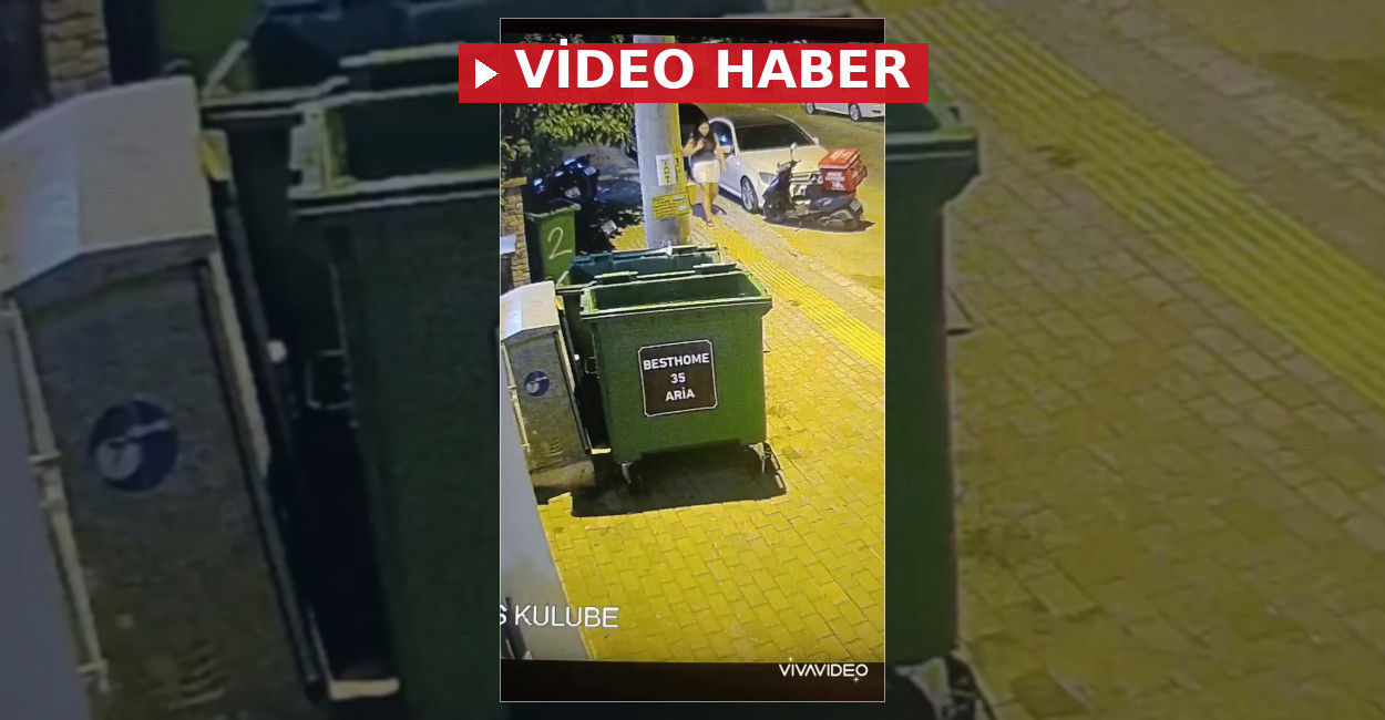 Bina Önündeki Kediden Korktu