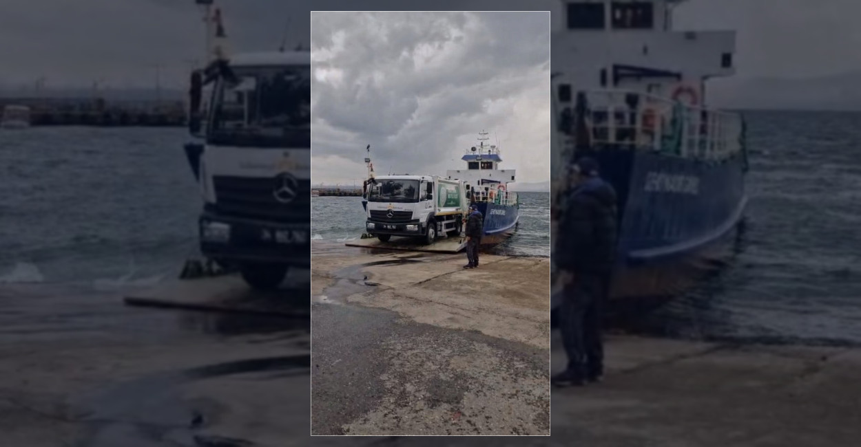 Burgazada’da Temizlik Çalışmaları ve Yeni Çöp Kamyonu