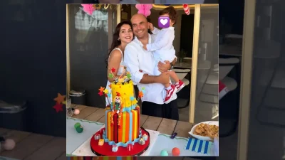 Cansu Diktaş ile eşi Giray Altınok, 2 yaşına basan oğulları