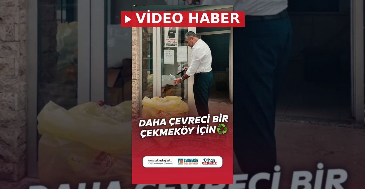 Çekmeköy’de Geri Dönüşüm Seferberliği Başladı