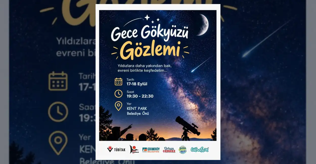 Çekmeköy Belediyesi tarafından düzenlenen Doğa ve Tabiat Bilim Şenliği kapsamındaki