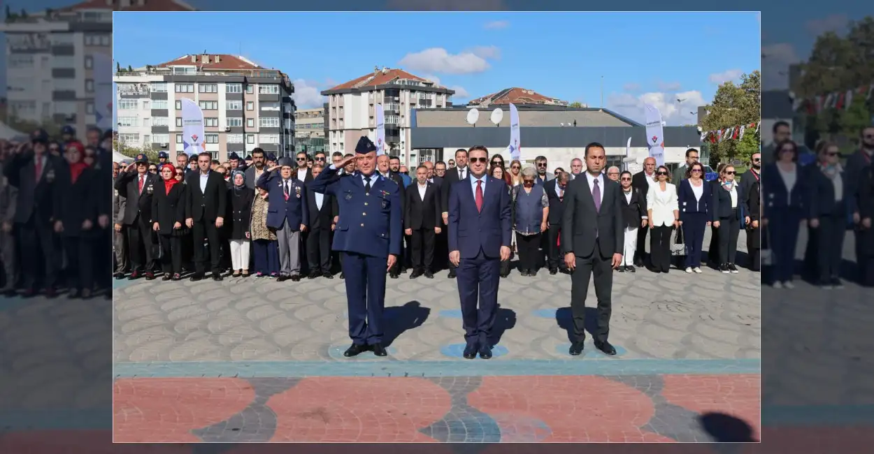 Çekmeköy Kent Park’ta Gaziler Günü Çelenk Töreni