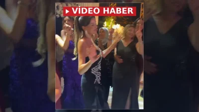 Dilan Polat'ın katıldığı bir düğün töreninde dans ettiği anlar kameralara