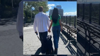 Ünlü şarkıcı Dua Lipa, eşi Callum Turner ile birlikte çekilen
