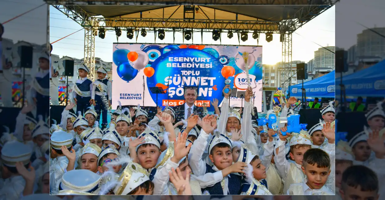Esenyurt’ta 1071 Çocuk İçin Görkemli Sünnet Şöleni Düzenlendi