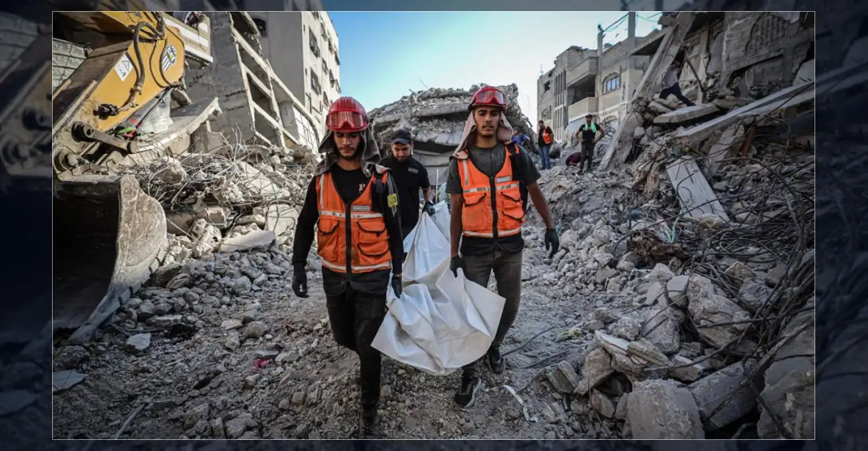 Gazze’de Enkaz Altından 55 Naaş Çıkarıldı