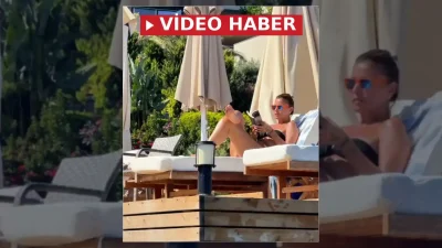 Gülben Ergen tatilinin son gününü çocuklarıyla birlikte değerlendirdi. Okulların açılmasına