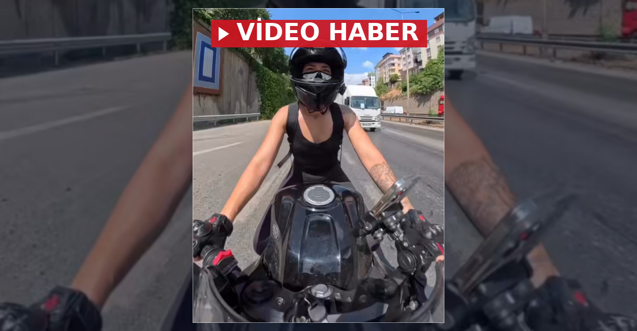 İstanbul’da Motosiklet Üzerinde Kedi Paniği Yaşandı