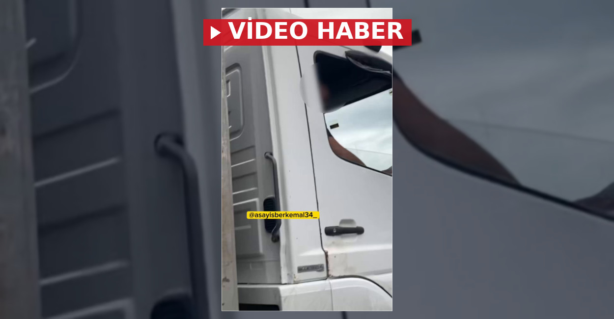 İstanbul Trafiğinde Bardak Fırlatma Olayı