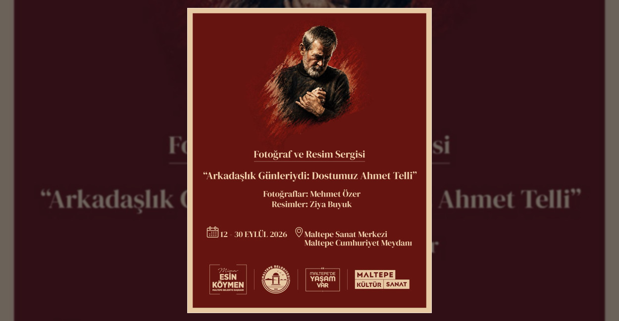 Maltepe Kitap Günleri’nde Ahmet Telli Sergisi