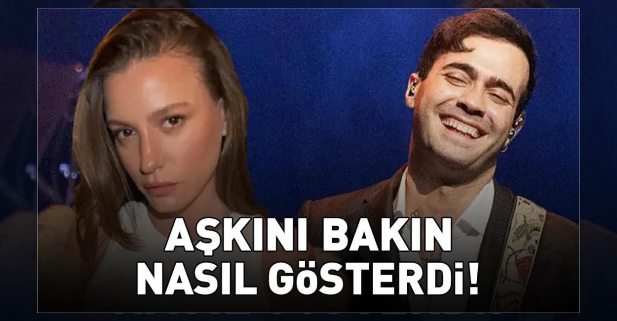 Mert Demir ve Serenay Sarıkaya’dan aşk paylaşımı