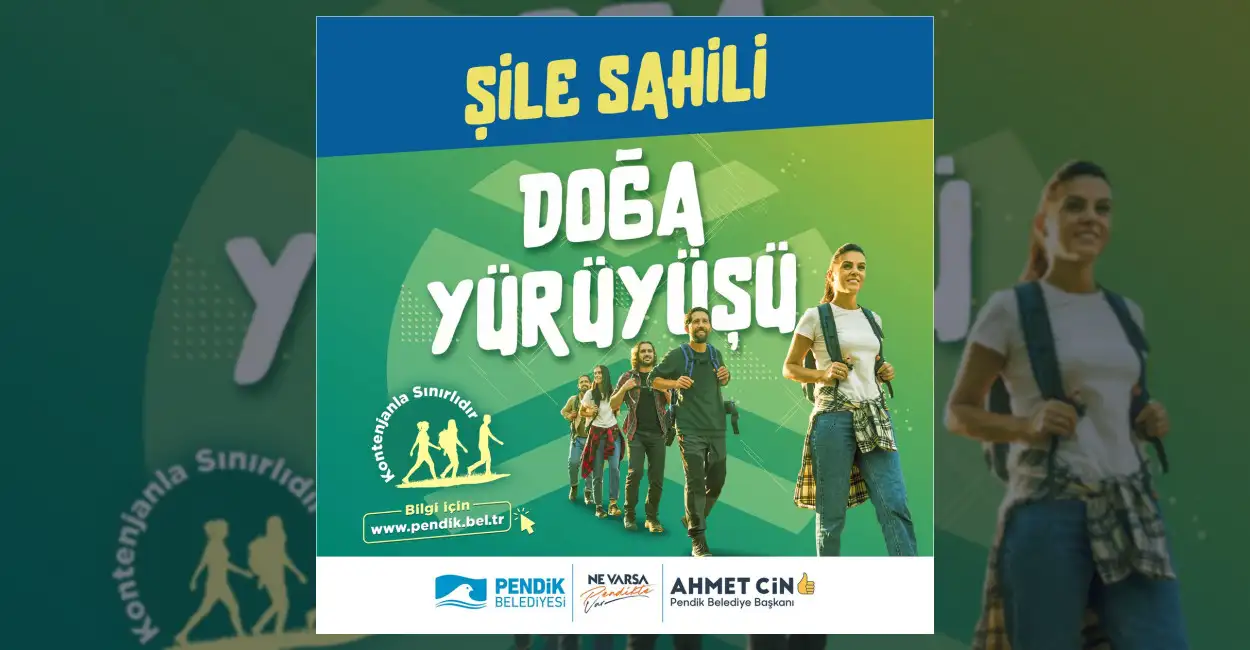 Pendik Belediyesi Şile Sahili Doğa Yürüyüşü Kayıtları Başladı