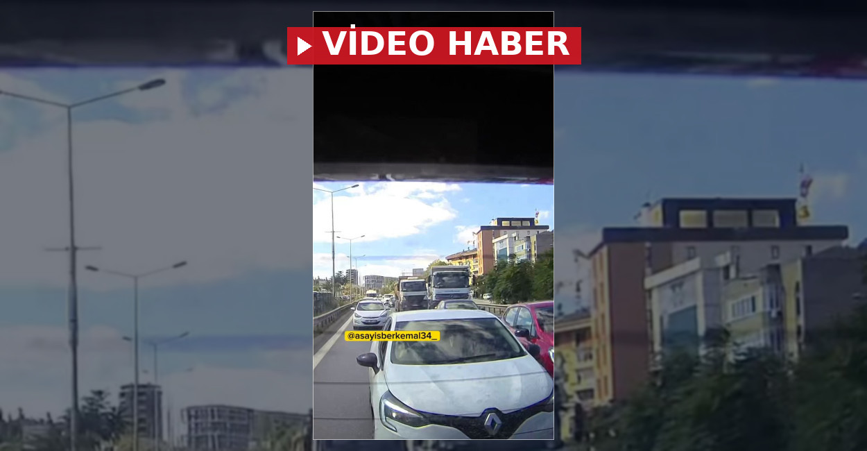Pendik D-100 Karayolu’nda Tehlikeli Makas Atma Olayı