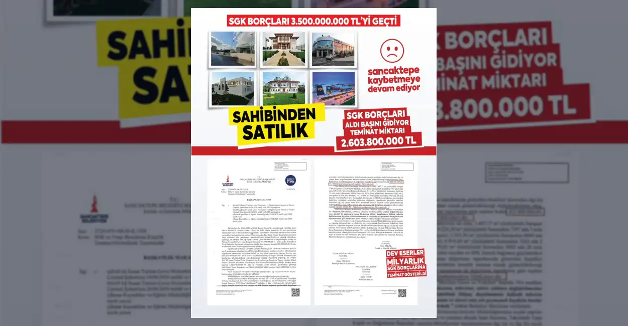AK Parti Sancaktepe İlçe Başkanı Feyzullah Torlak, mevcut belediye başkanının