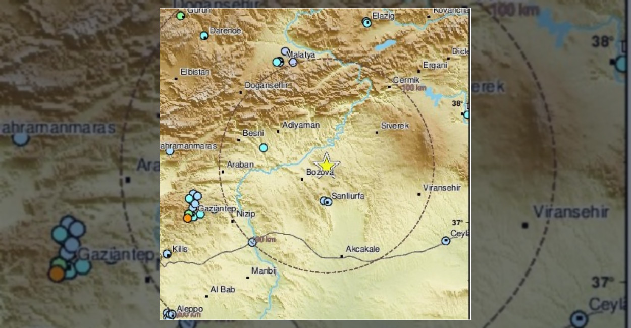 Şanlıurfa deprem ile sallandı Büyüklük 5.4 açıklandı