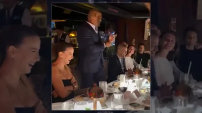 Oyuncu Serenay Sarıkaya, Prison Break dizisinin yıldızı Amaury Nolasco ile