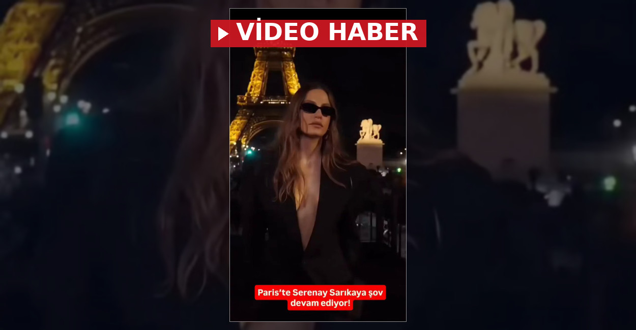 Serenay Sarıkaya Paris Moda Haftası’nda ilgi görüyor