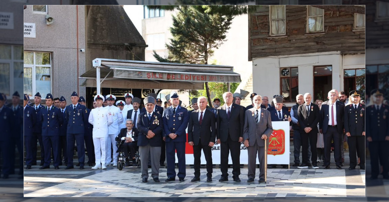 Şile’de Gaziler Günü Törenle Kutlandı