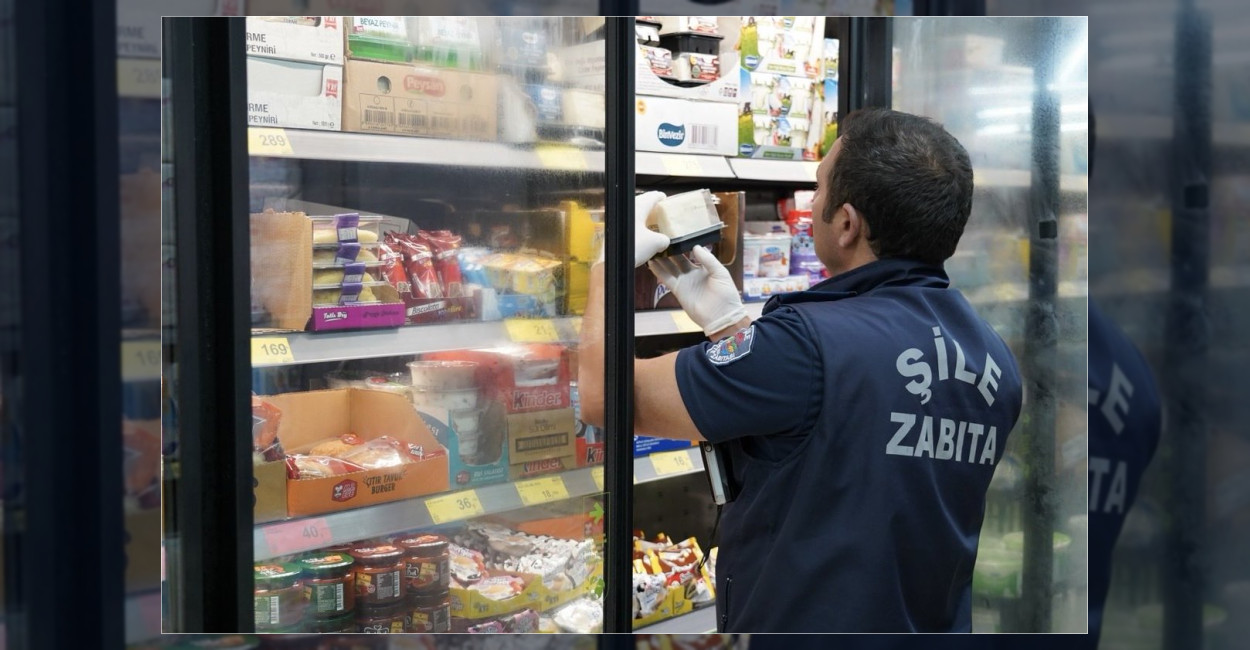 Şile Belediyesi zabıta ekiplerinden ilçe genelinde denetim