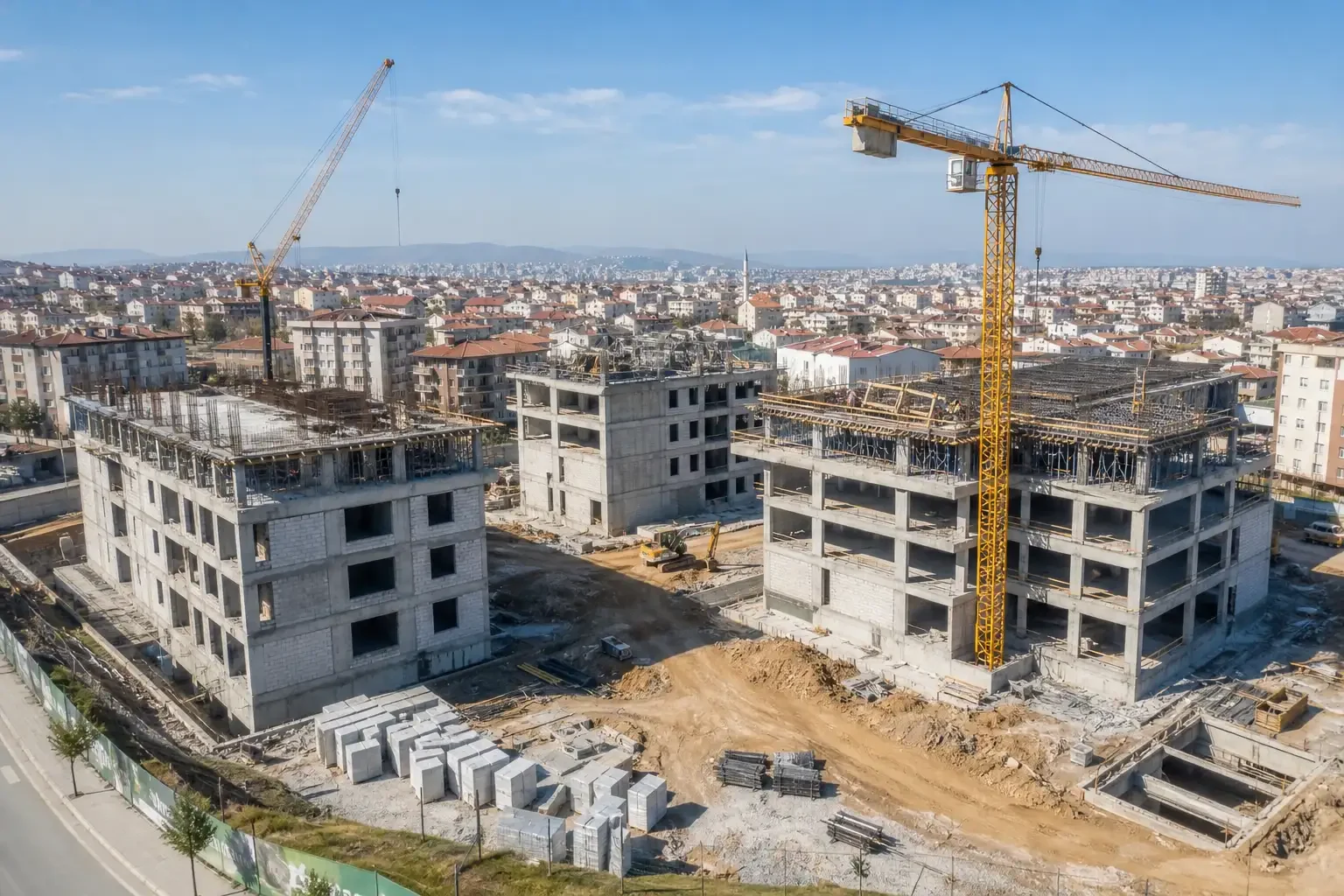 Sultanbeyli’de üç yeni okulda inşaat yarılandı