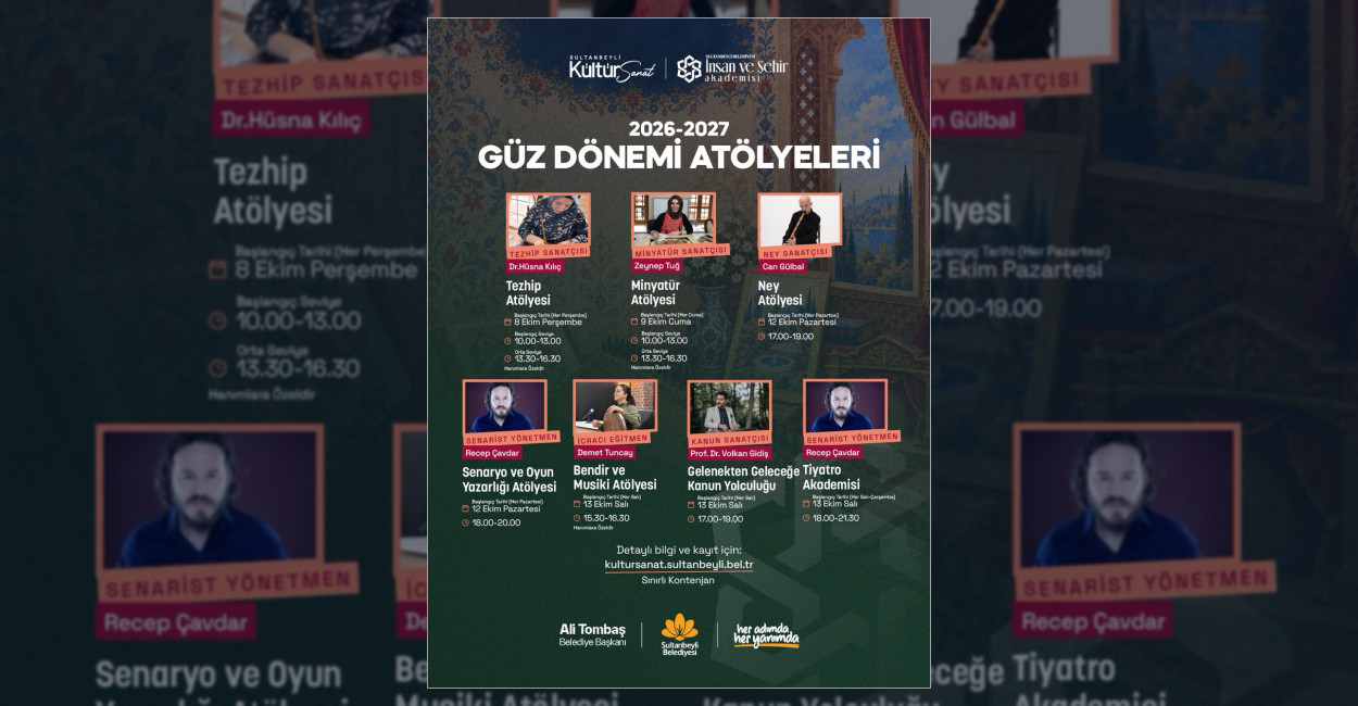 Sultanbeyli İnsan ve Şehir Akademisi Eğitimleri Başlıyor