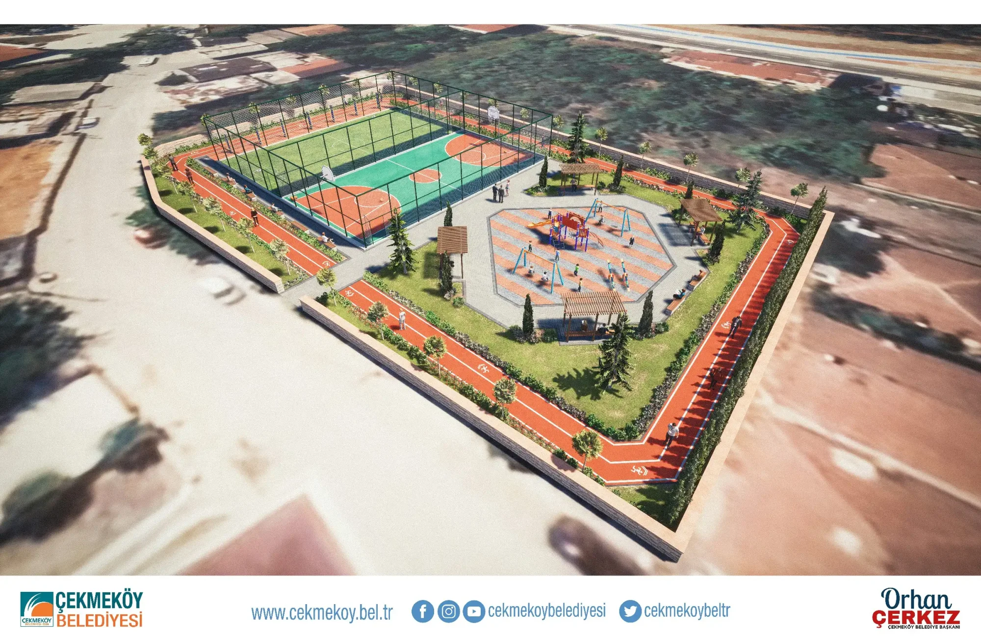 Sultançiftliği Mahallesi’ne yeni park yapımı başladı
