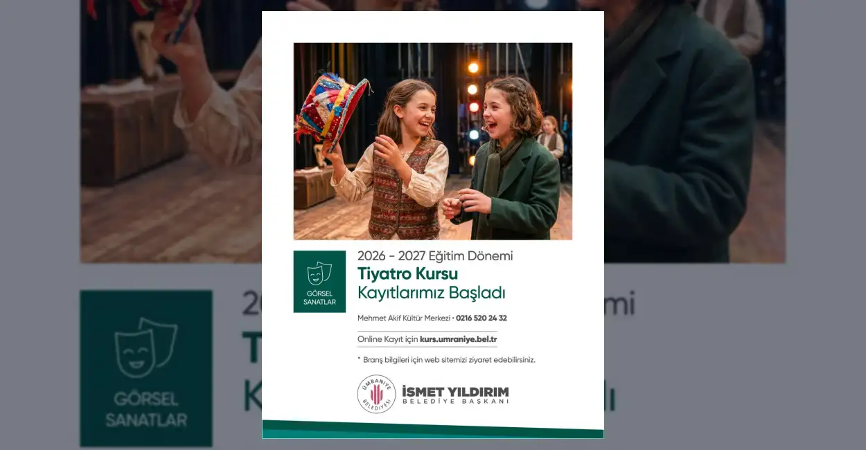 Ümraniye Belediyesinden Yeni Eğitim Dönemi Sanat Kursları Başladı
