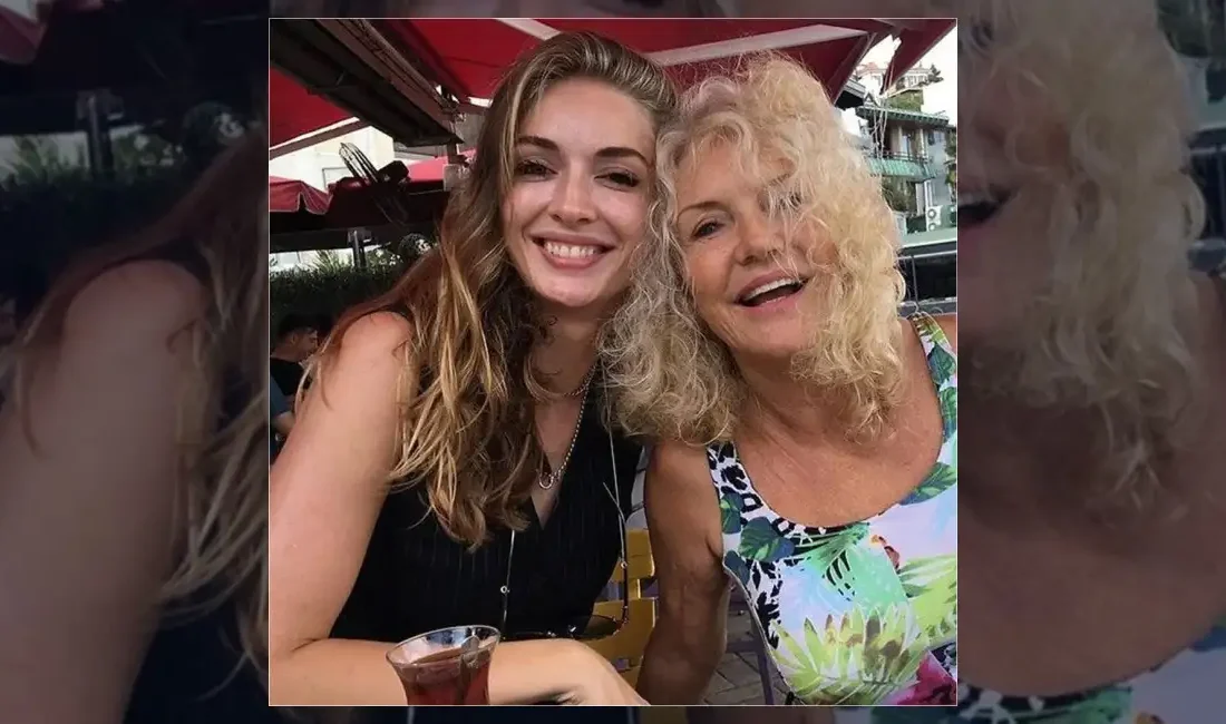 Oyuncu Yasemin Kay Allen, annesi Suna Yıldızoğlu'nun gençlik yıllarındaki hâliyle