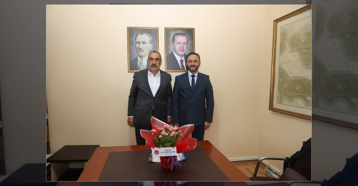 Adalar İlçe Müftüsü Adem Özdemir’den Belediye Ziyareti