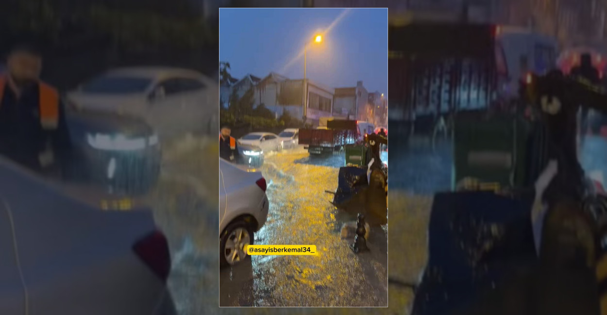 Aksaray’da sağanak alt geçitleri su altında bıraktı