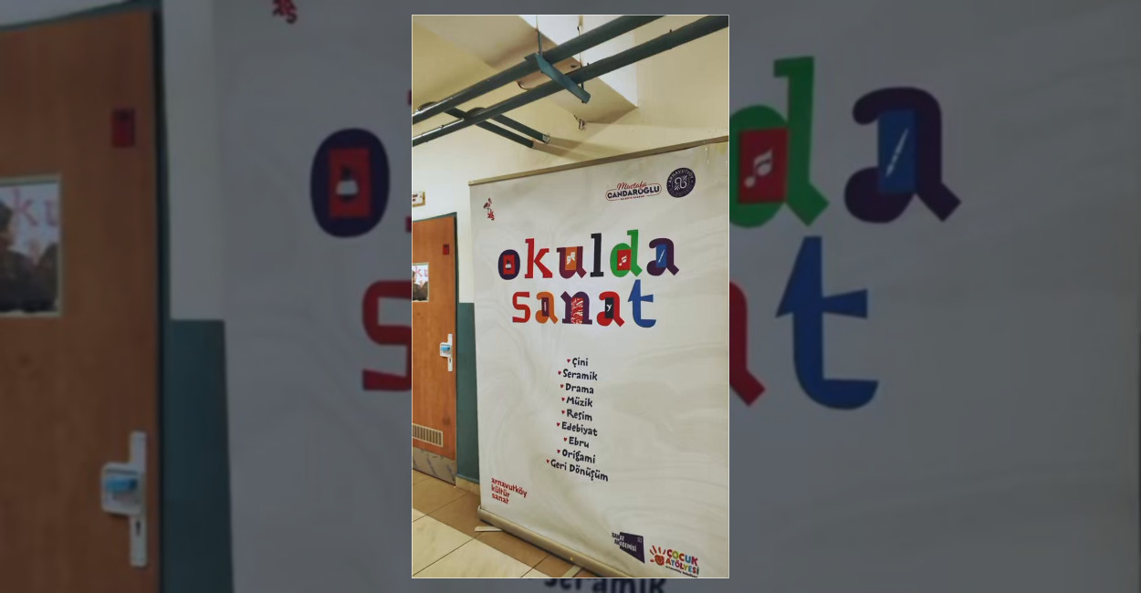 Arnavutköy’de Okulda Sanat Programı Cumhuriyet Ortaokulu’nda