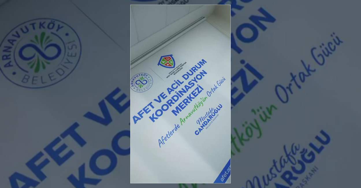 Arnavutköy’de sağanak yağışa karşı ekipler sahnede
