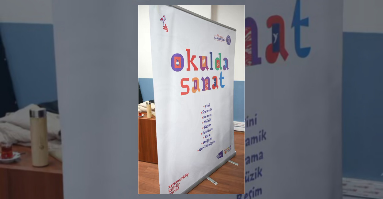 Arnavutköy Belediyesi’nden Okulda Sanat Etkinliği