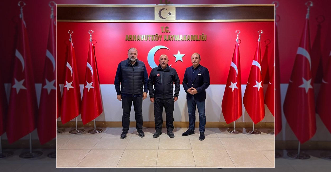 Arnavutköy Kaymakamı Mahmut Hersanlıoğlu’na Ziyaret