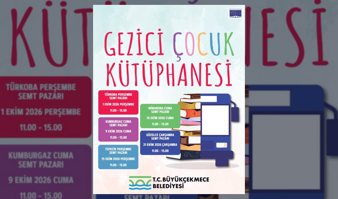 Büyükçekmece Belediyesi, çocukların kitap okuma alışkanlığı kazanması ve hayal güçlerini