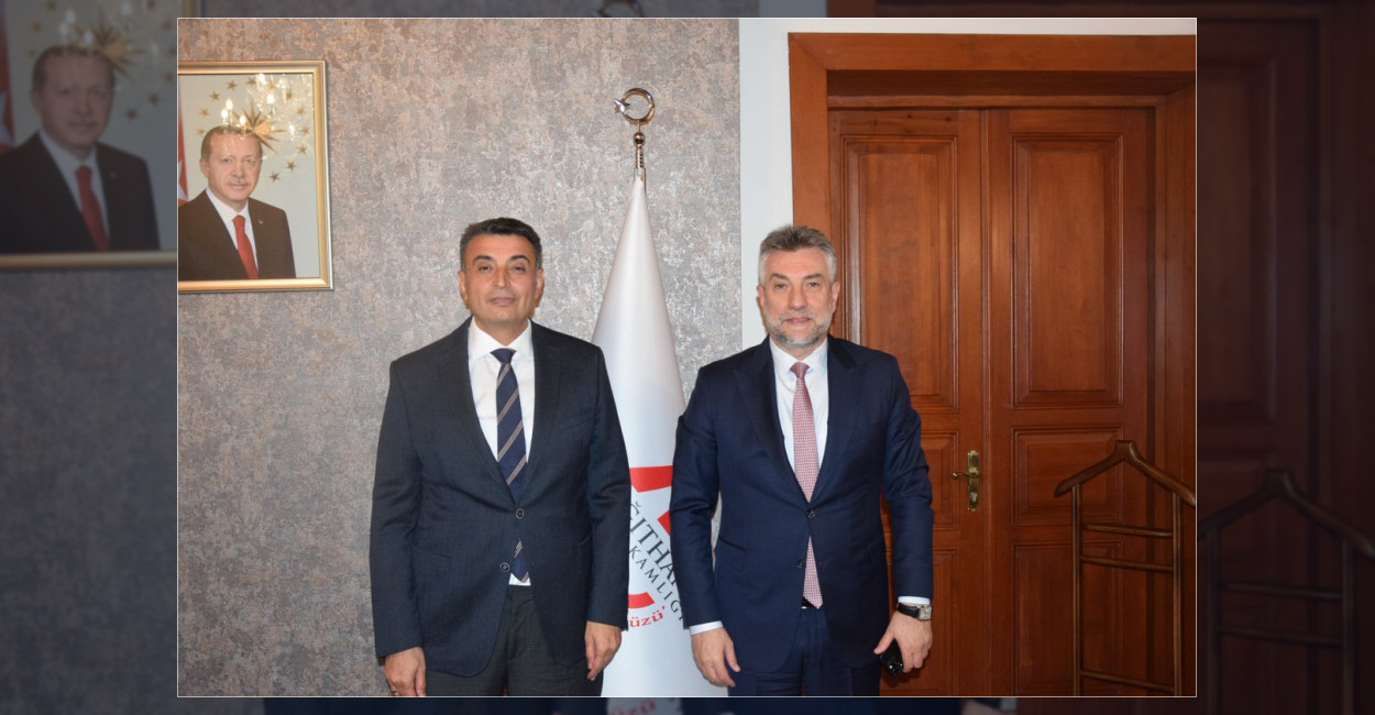 İçişleri Bakan Müşaviri İlhan Ocaklı ve beraberindeki heyet, Kağıthane Kaymakamı