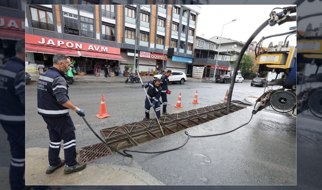 Küçükçekmece Belediyesi, olası yağışlarda su taşkınlarını önlemek amacıyla ilçe genelindeki