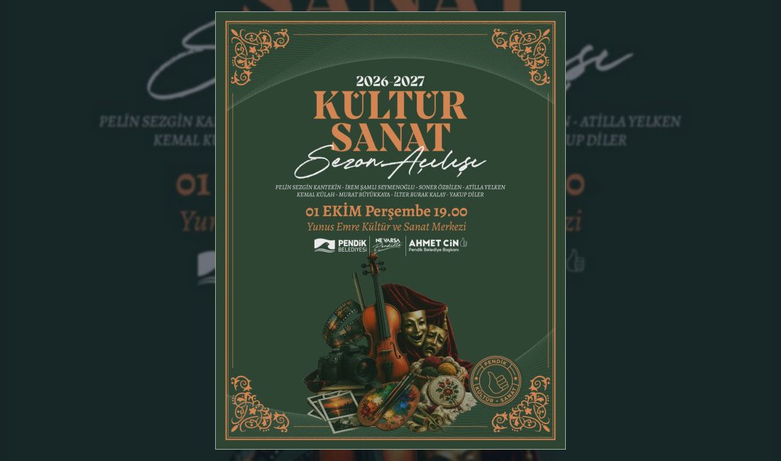 Pendik Belediyesi, 2026-2027 Kültür Sanat Sezonu'nu renkli konserler ve zengin