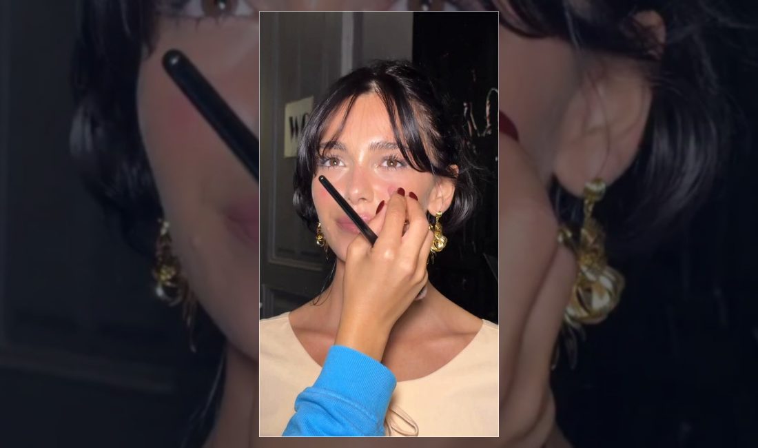 Makyaj sanatçısı Hazal Öçal, oyuncu Hafsanur Sancaktutan için hazırladığı özel
