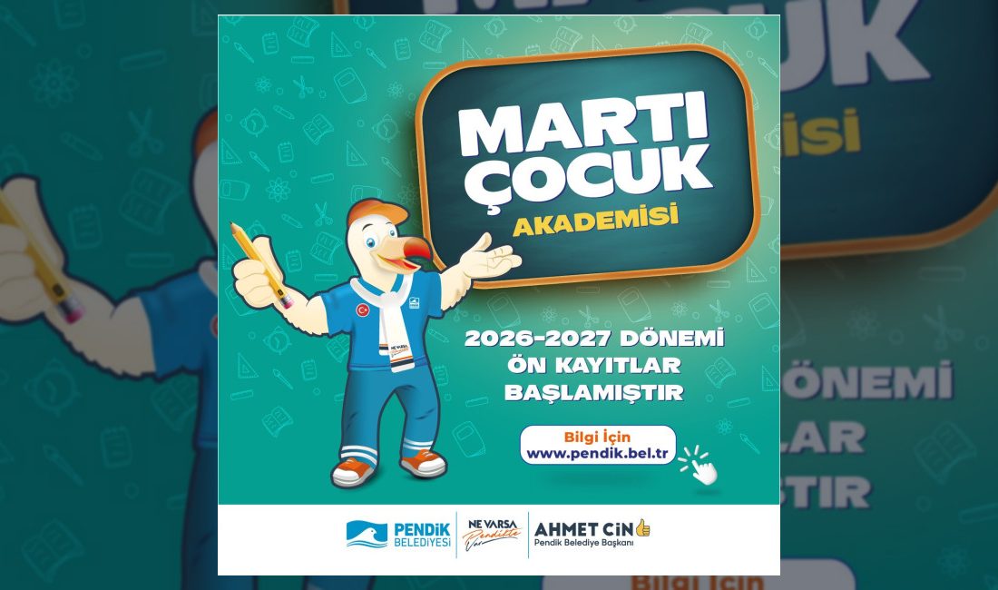 Pendik Belediyesi Martı Çocuk Akademisi'nde yeni dönem ön kayıtları başladı.