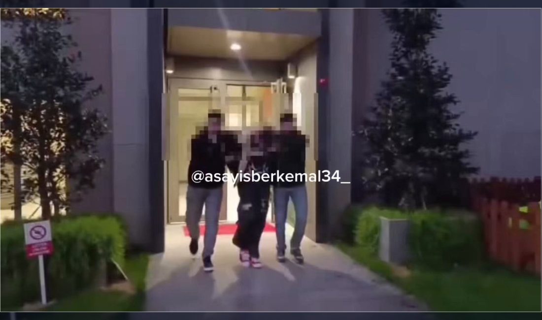 TikTok yayıncılarının gözaltına alınma anlarına ilişkin görüntüler kamuoyuna yansıdı. Güvenlik