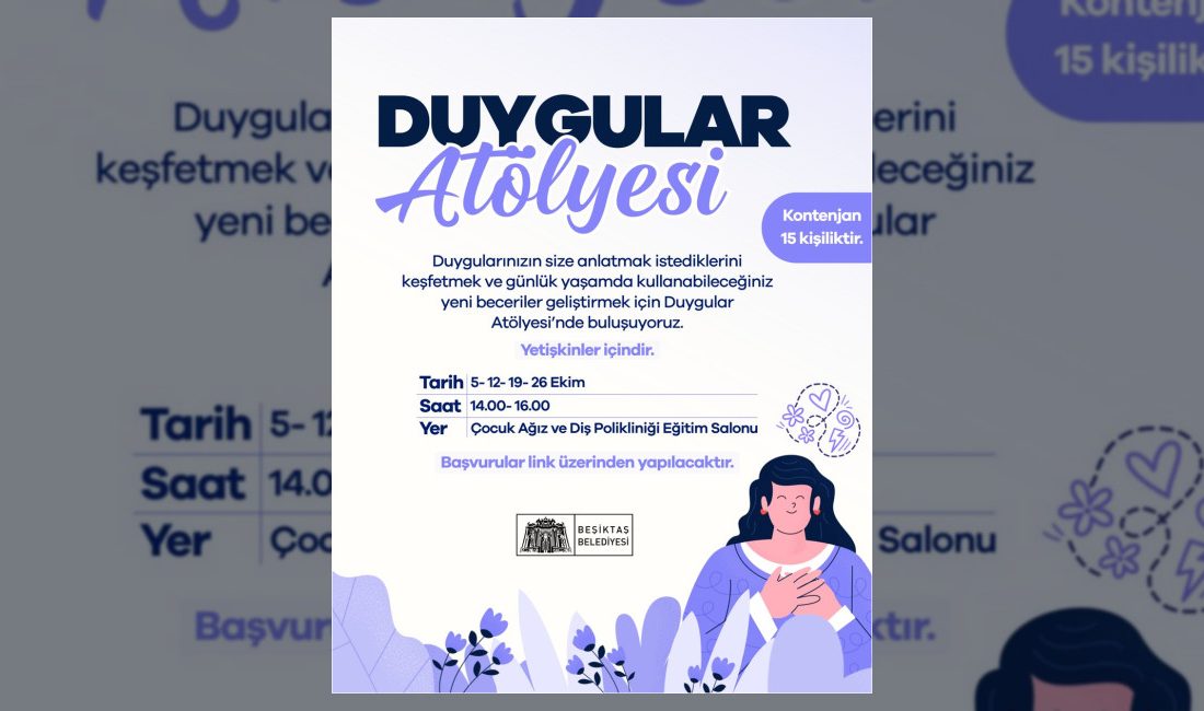 Beşiktaş Belediyesi, yetişkin vatandaşların günlük yaşamda duygularını anlamaları ve beceri