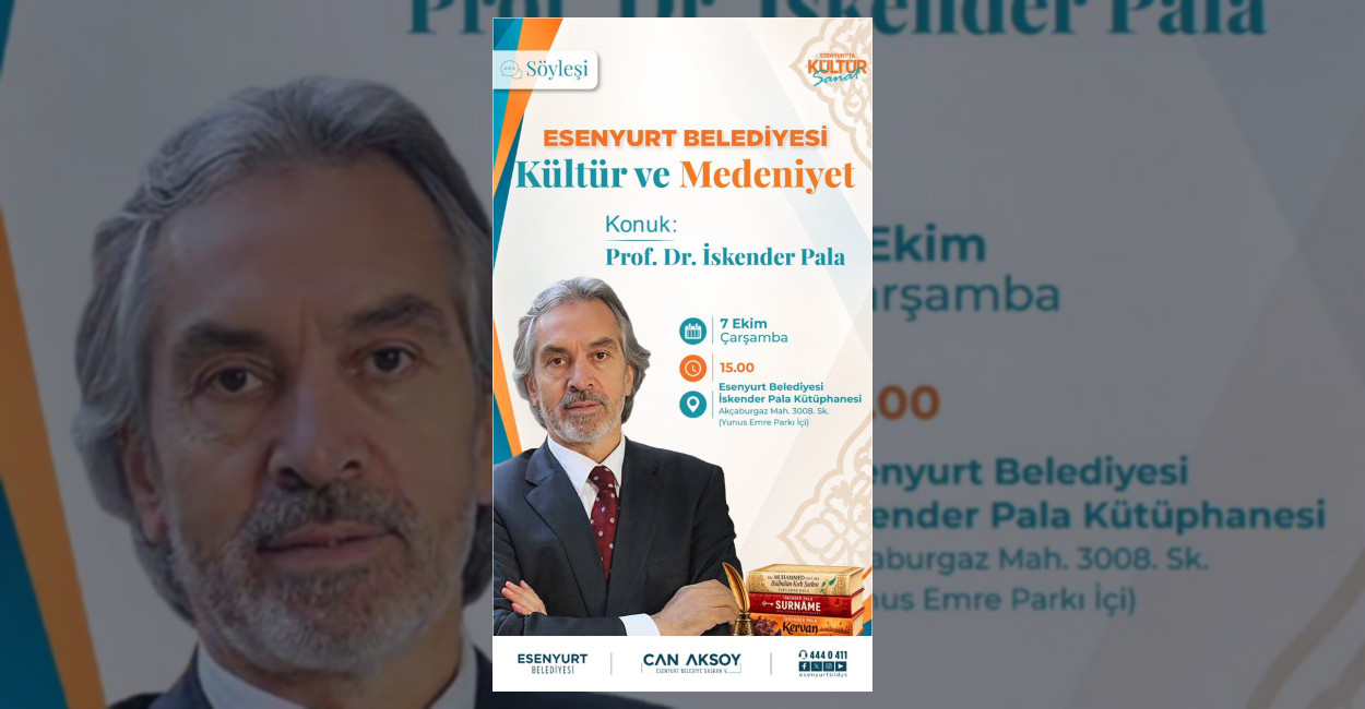 Esenyurt Belediyesi, yazar Prof. Dr. İskender Pala'yı adını taşıyan kütüphanede
