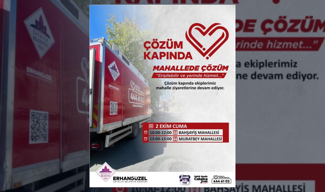 Çatalca Belediyesi, vatandaşların talep ve önerilerini yerinde dinlemek amacıyla 2