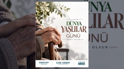 Esenyurt Belediyesi, 1 Ekim Dünya Yaşlılar Günü dolayısıyla yayımladığı mesajda