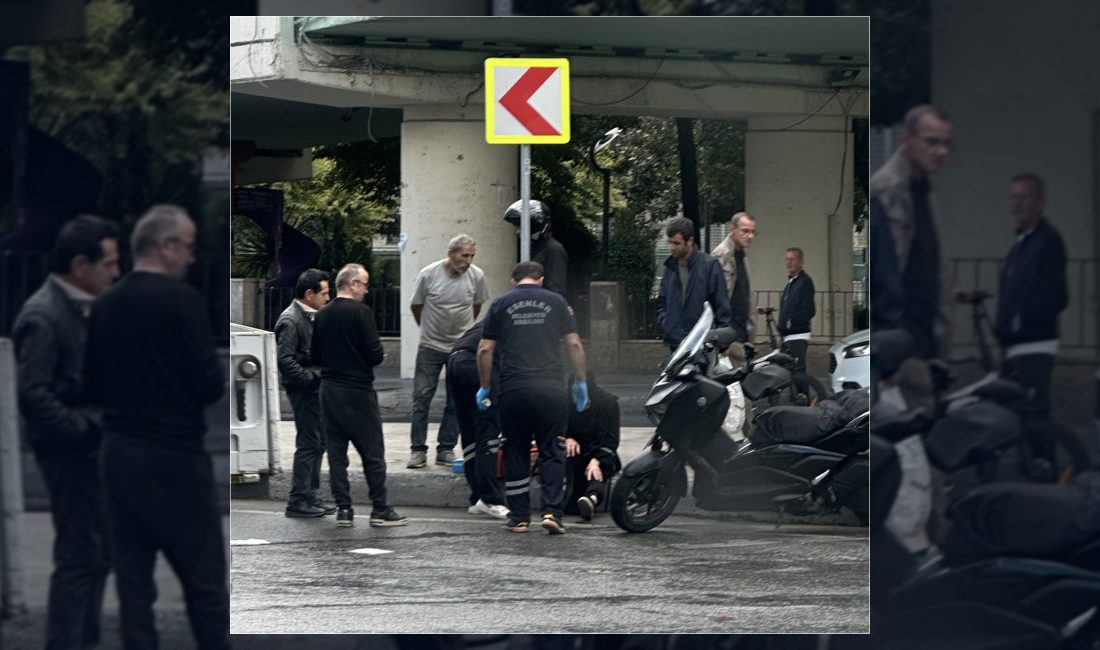 Esenler Belediyesi Sağlık İşleri Müdürlüğü ekipleri, ilçede meydana gelen motosiklet