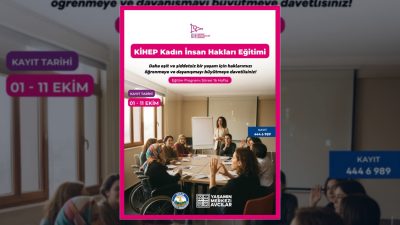 Avcılar Belediyesi, Kadının İnsan Hakları Derneği iş birliğiyle 16 haftalık
