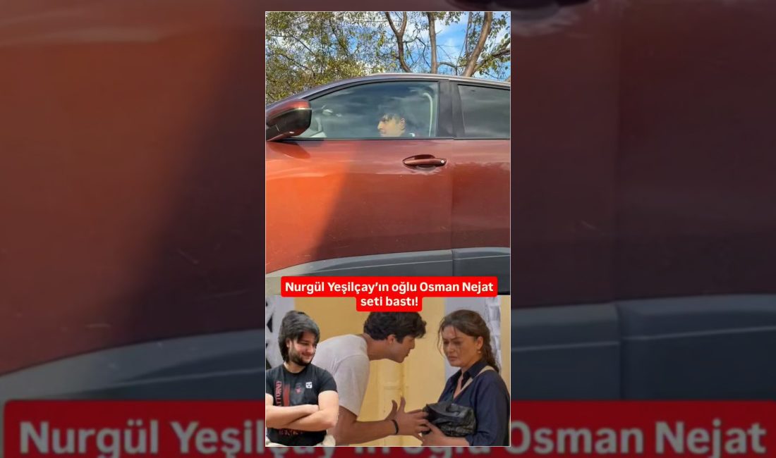 Oyuncu Nurgül Yeşilçay, oğlu Osman Nejat ile birlikte Ömür Usta